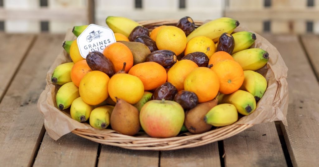 Corbeille fruits bio Graines d'ici Nantes