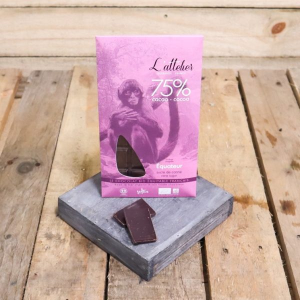 Chocolat noir 75% d'Equateur