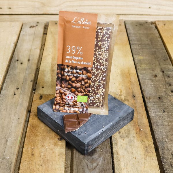 Chocolat / Lait 39% au sarrasin