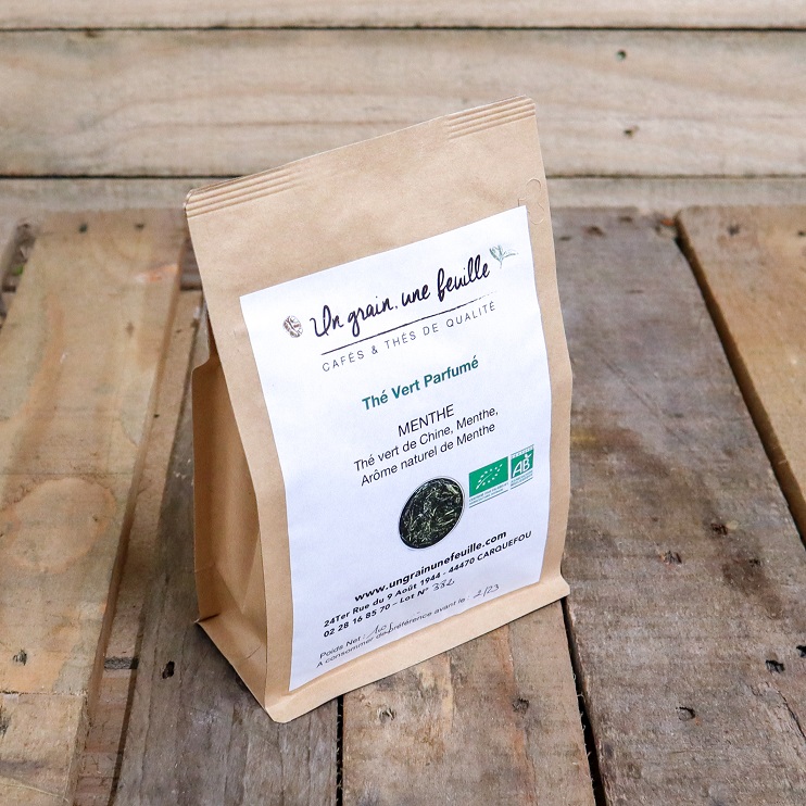 Thé vert à la menthe
