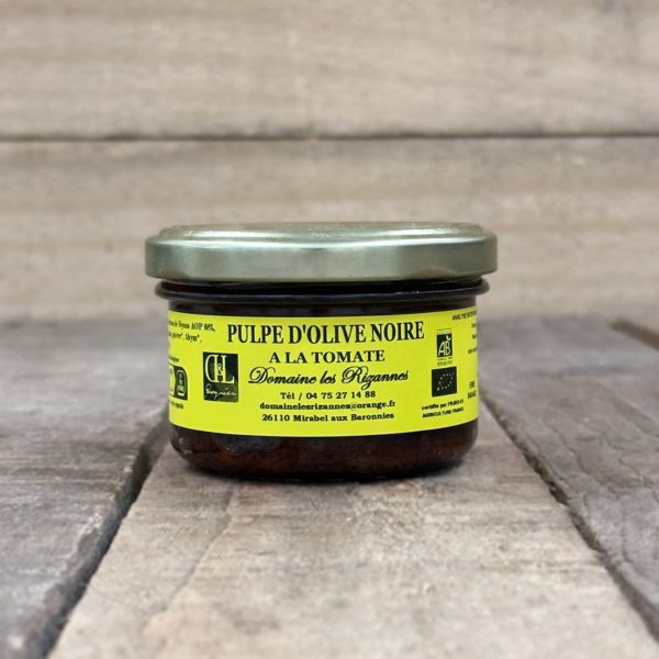 Pulpe d'olives noires à la tomate
