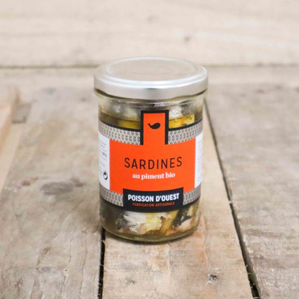 Sardines à l'huile d'olive & au piment