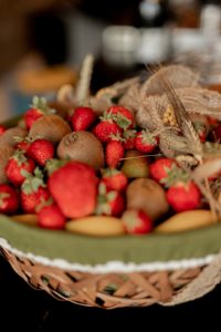 corbeille de fruit évènementiel