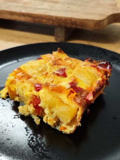 frittata pomme de terre poivrons