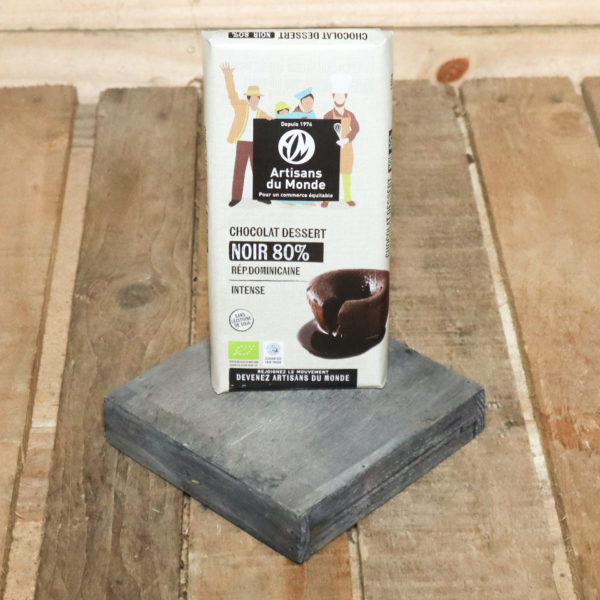 Chocolat pâtissier noir 80%