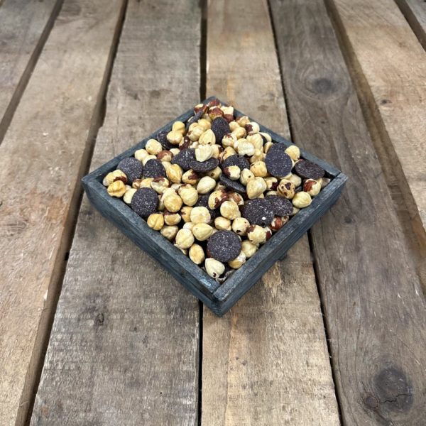 Mélange Noisettes grillées et chocolats