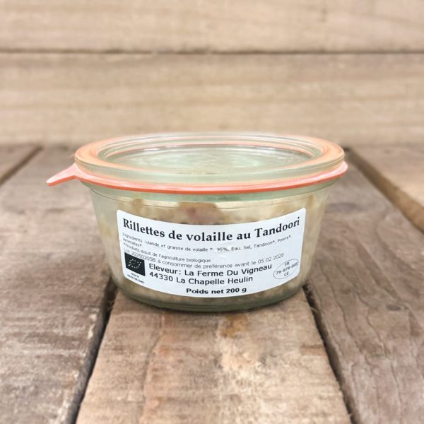 Rillettes de volaille Tandoori