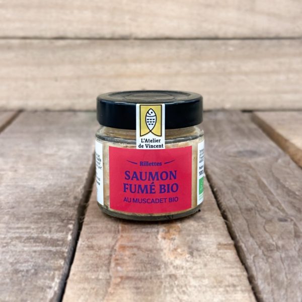 Rillettes de saumon fumé au Muscadet