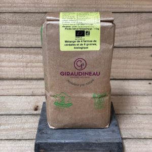 Mélange 4 farines de céréales & 5 graines