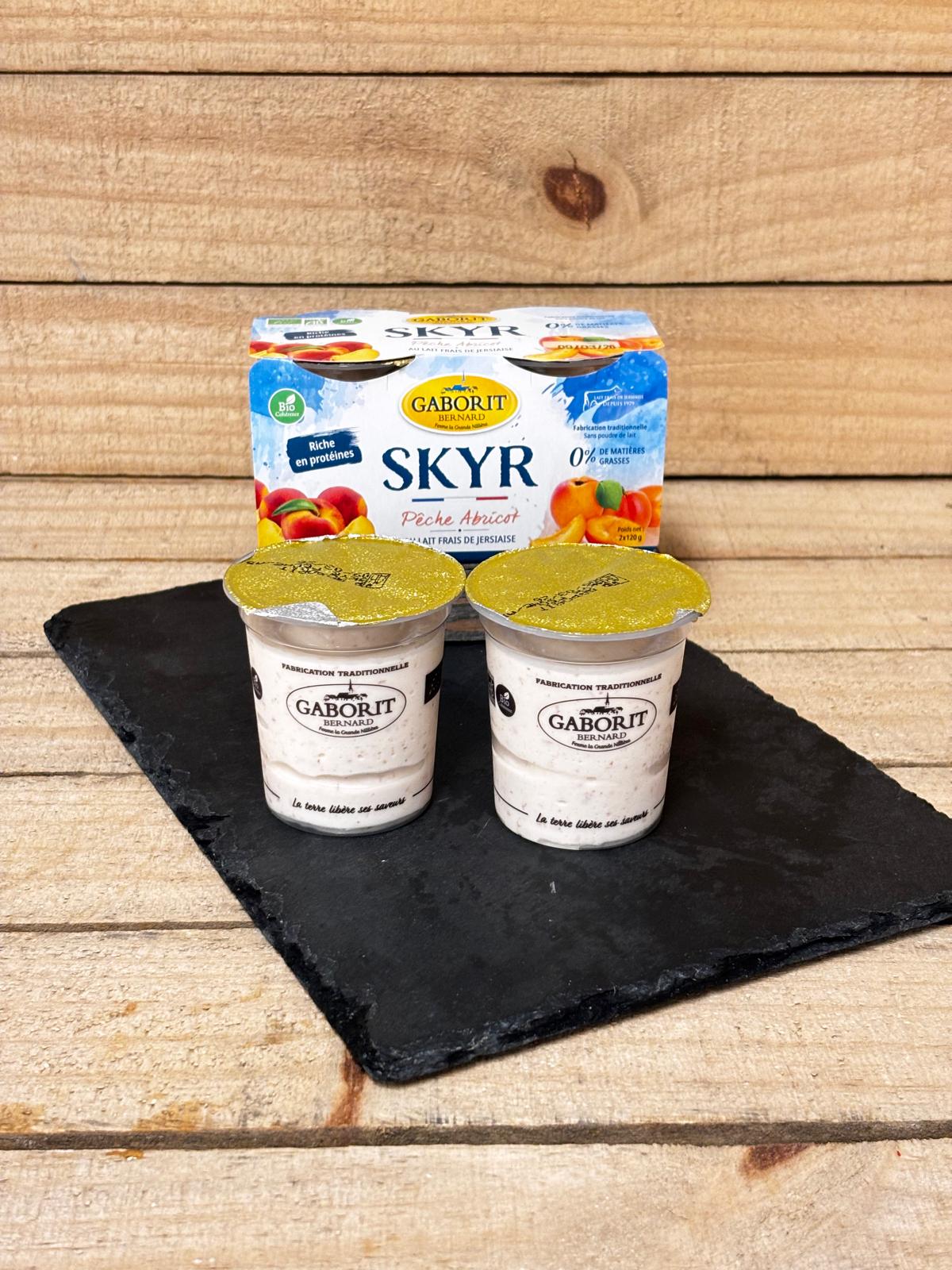 (DLC-09/03) Skyr pêche abricot x2