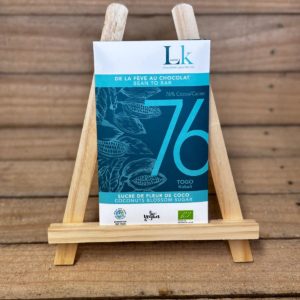 Chocolat noir 76% du Togo