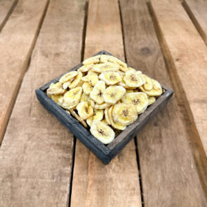 Chips de bananes séchées