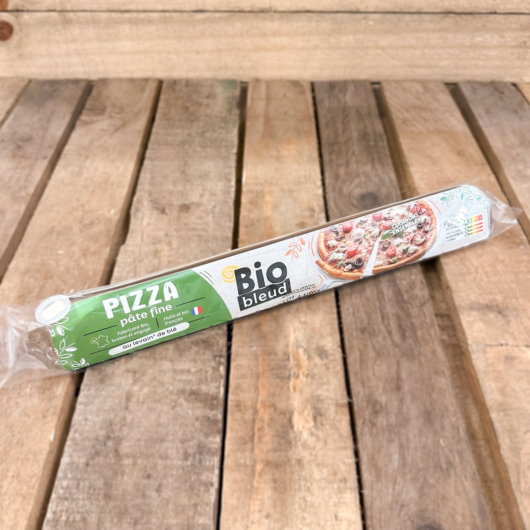 Pâte à pizza au levain de blé – pâte fine