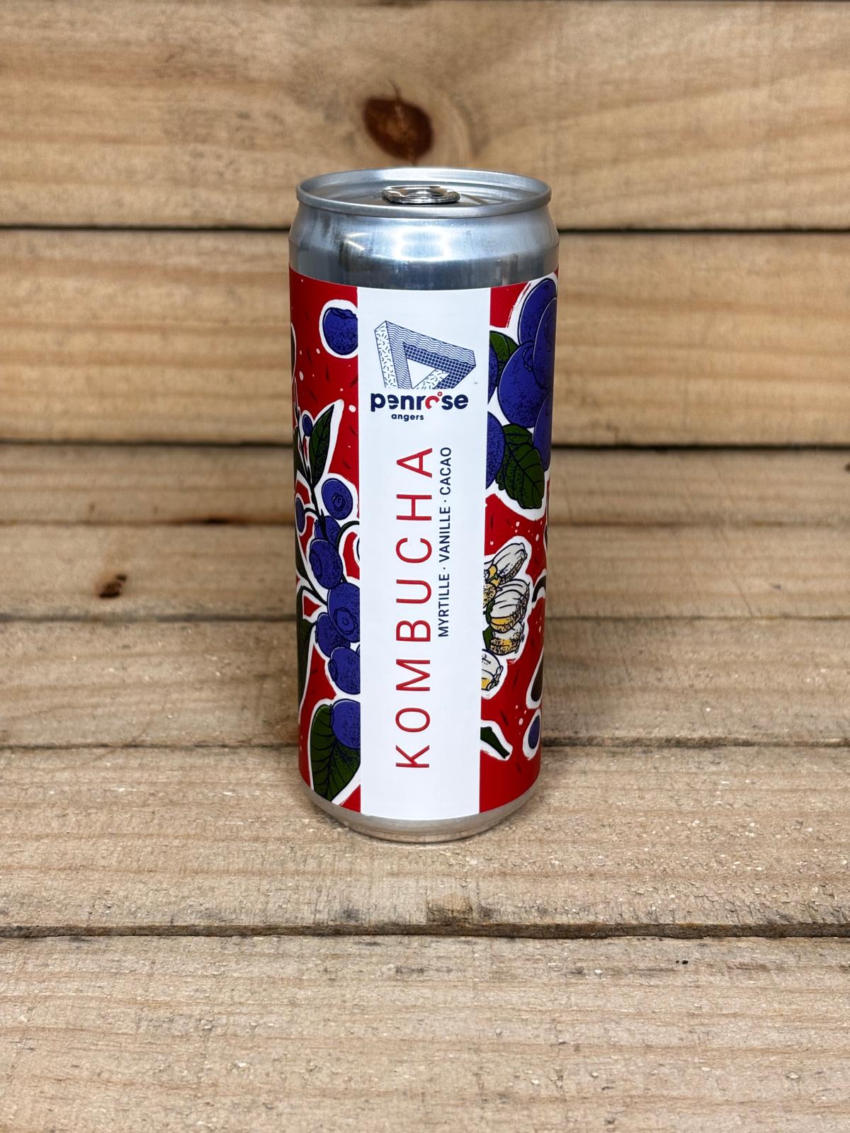 Kombucha Myrtille, Vanille et Cacao