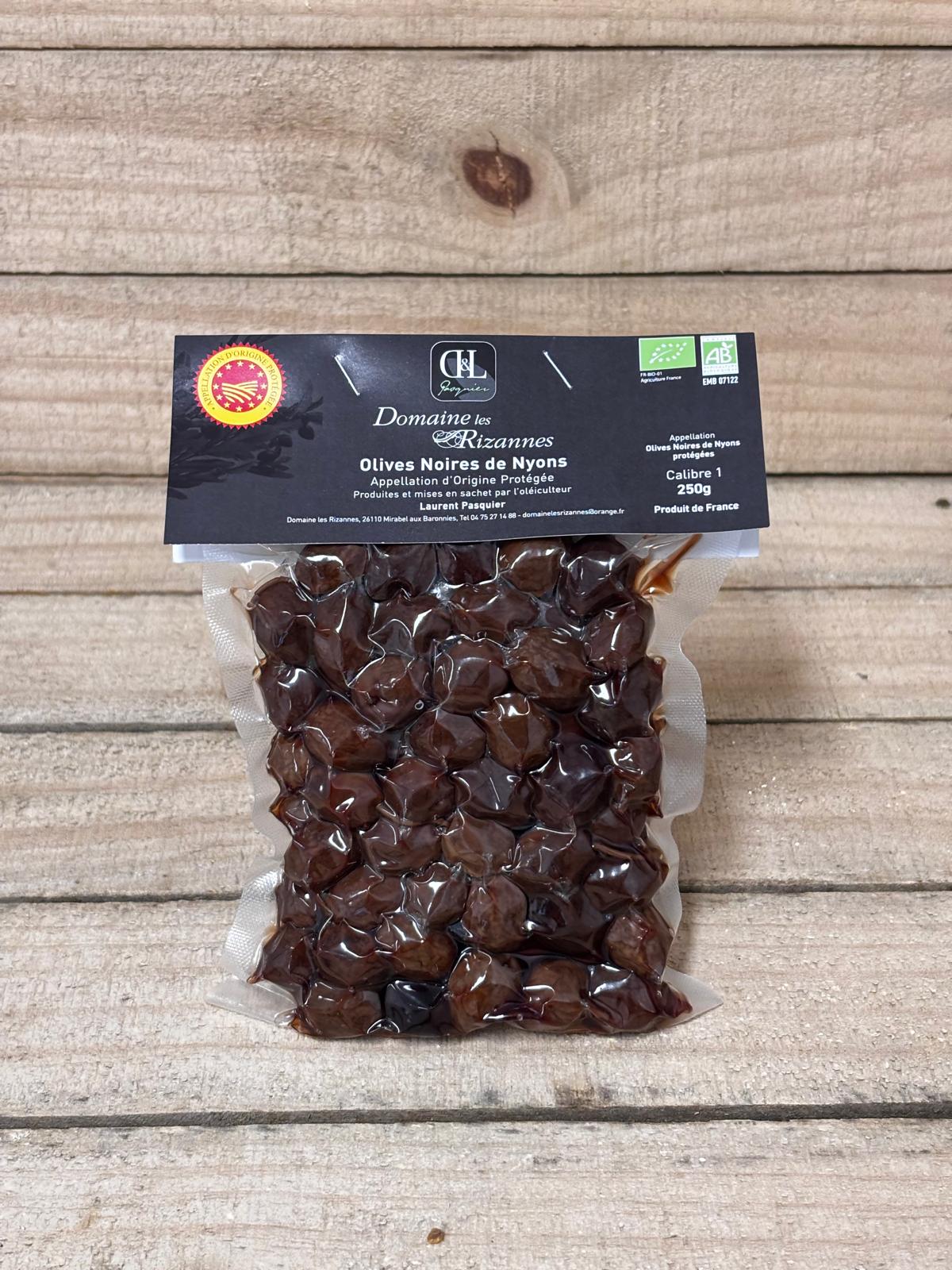 Olives noires de Nyons 250g