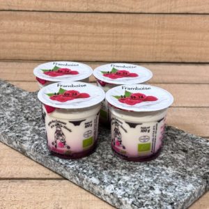 (DLC-29/09) Yaourts aux Framboises x4
