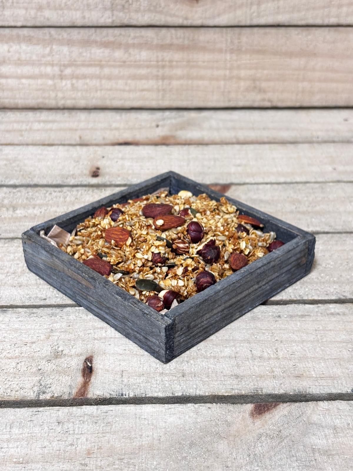 Granola noisettes, amandes et miel