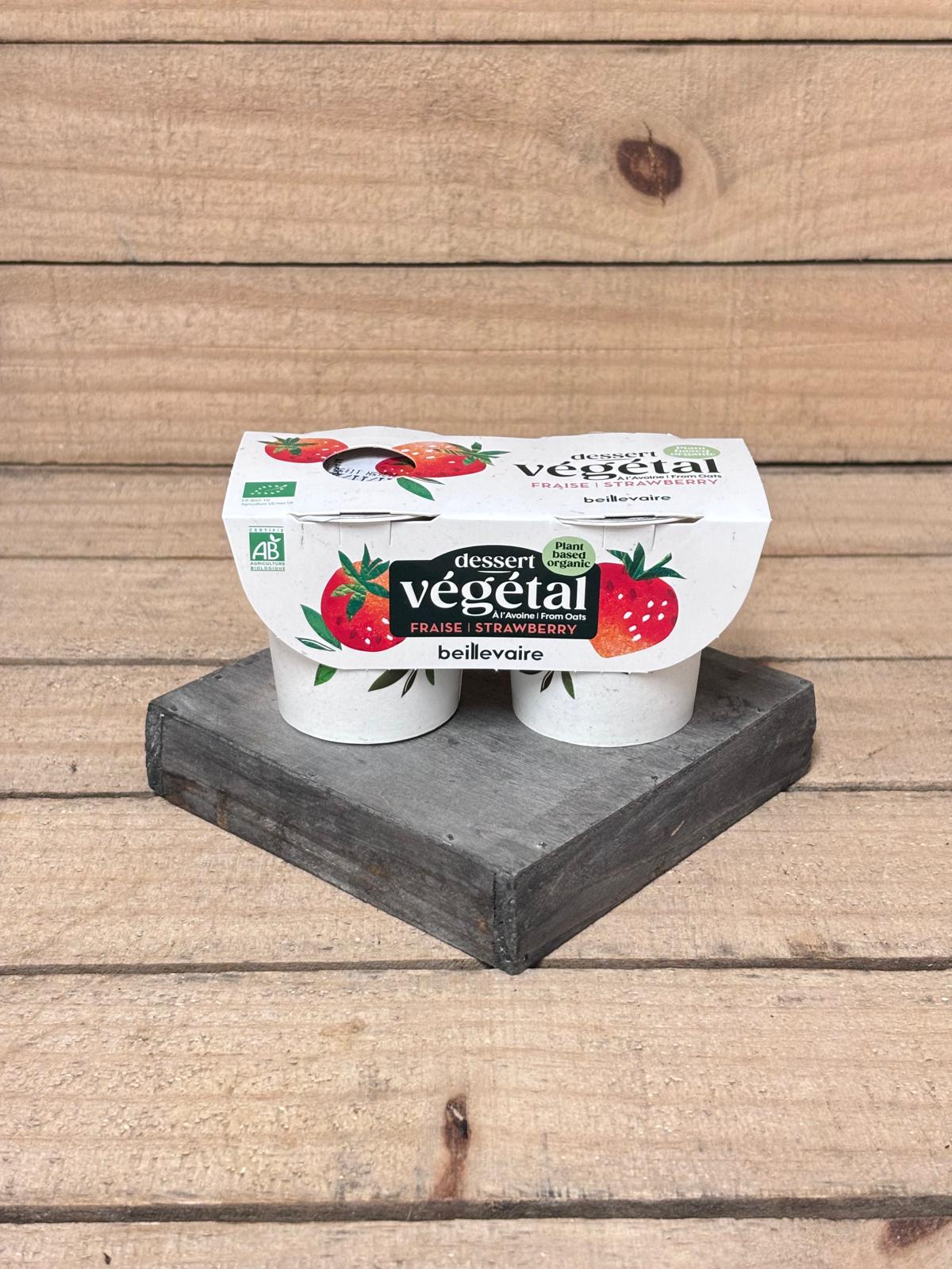 Dessert végétal fermenté fraise x2 (DLC - 11/11)