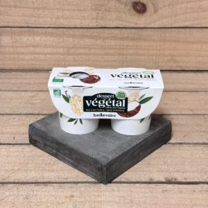 Dessert végétal fermenté riz onctueux x2 (DLC - 10/11)